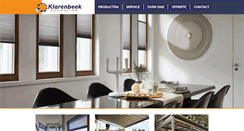 Desktop Screenshot of klarenbeekzonwering.nl
